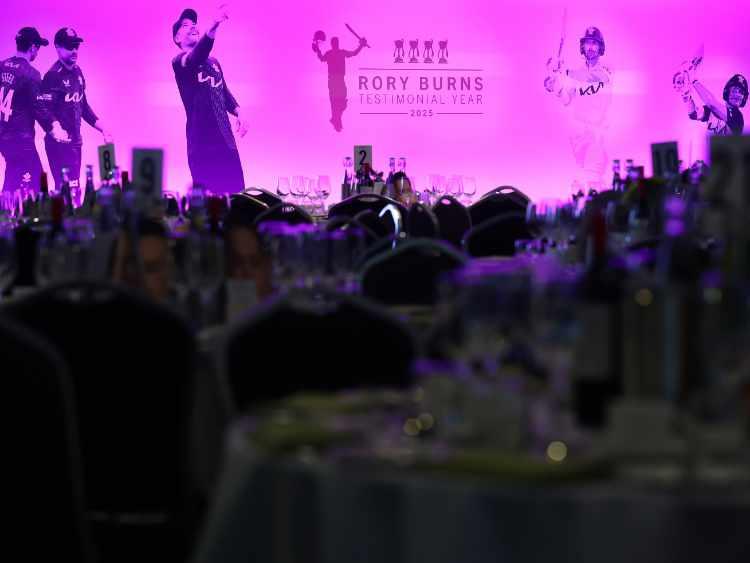 Rory Burns Testimonial Dinner